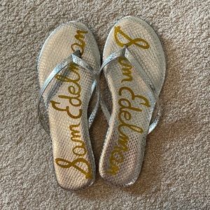 Sam Edelman silver sandals